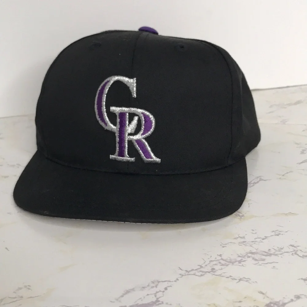 COLORADO ROCKIES CHILDS BALL CAP FLAT BRIM